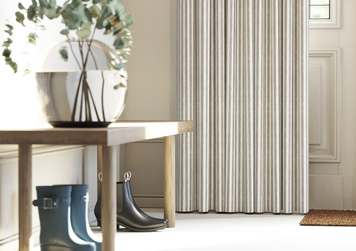 Emily Bond Oscar Stripe, Smoke - Made to Measure Curtains - Image 5